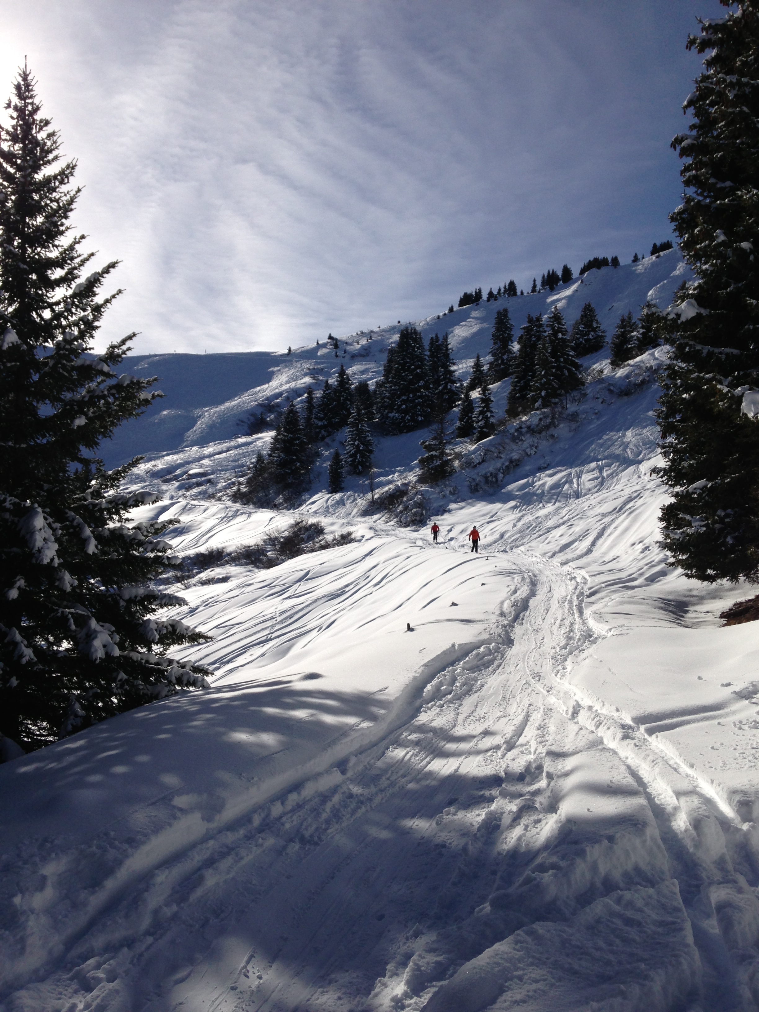 Skiing Megeve
