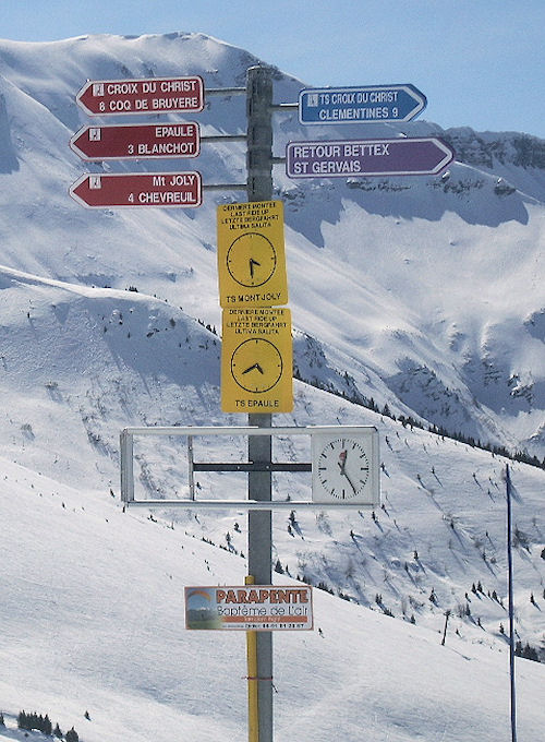 Ski Area Saint Gervais