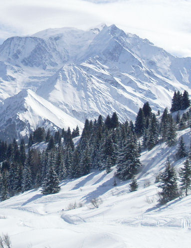 Mont Blanc from Megeve