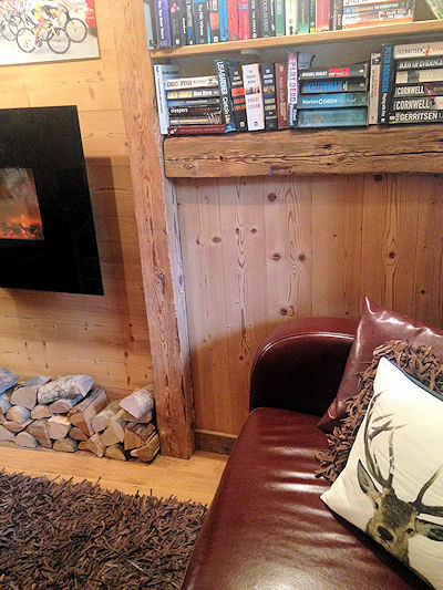 Les Cimes chalet lounge