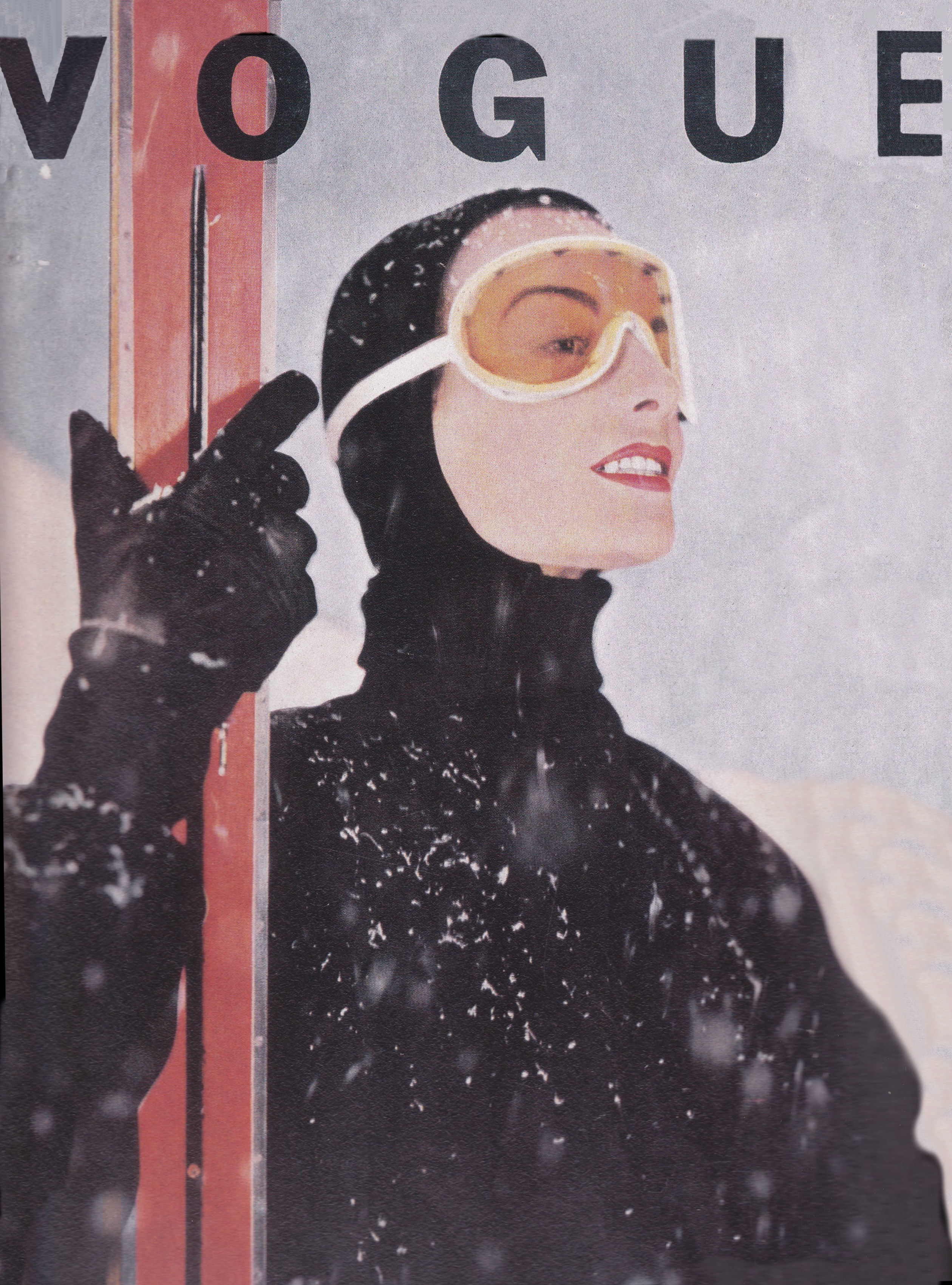 Vogue ski poster