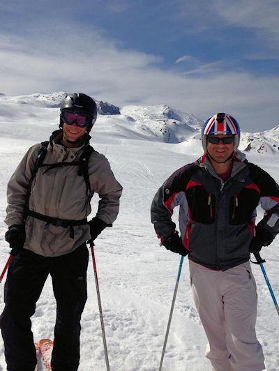 Skiing Les Contamines