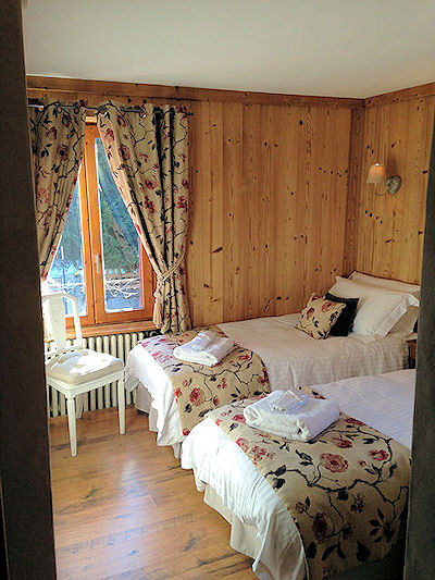 Chalet bedroom les Cimes